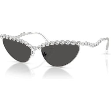 SWAROVSKI LENTES DE SOL SK7030 59 MM MUJER | SILVER/DARK GREY - 2