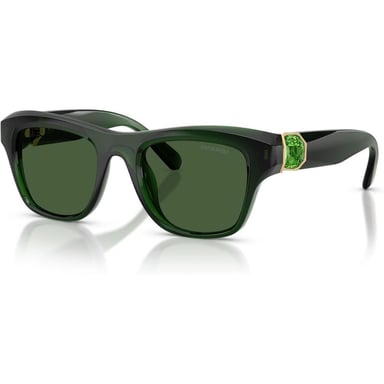 SWAROVSKI LENTES DE SOL SK6056U 50 MM MUJER | MILKY DARK GREEN/DARK GREEN - 2