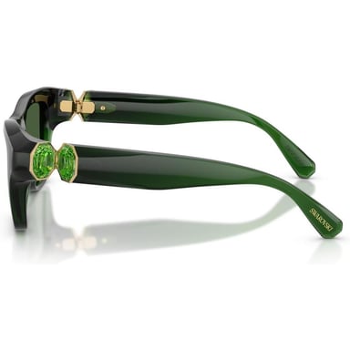 SWAROVSKI LENTES DE SOL SK6056U 50 MM MUJER | MILKY DARK GREEN/DARK GREEN - 3