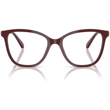 SWAROVSKI MONTURA CUADRADO SK2020 52 MM MUJER | BURGUNDY/DEMO LENS - 1