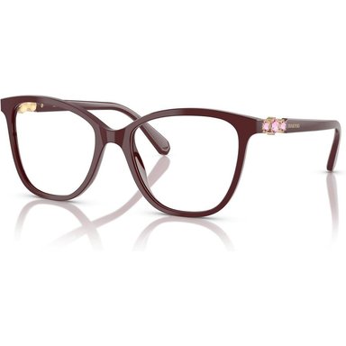 SWAROVSKI MONTURA CUADRADO SK2020 52 MM MUJER | BURGUNDY/DEMO LENS - 2