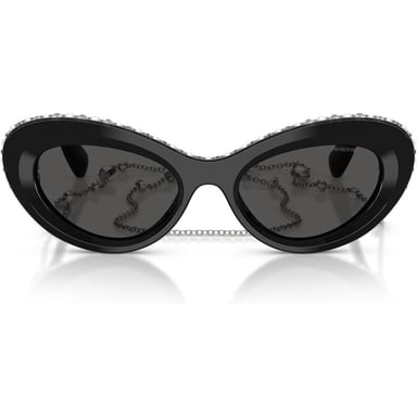 SWAROVSKI LENTES DE SOL SK6061 51 MM MUJER | BLACK/PEARL/DARK GREY - 1