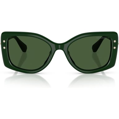 SWAROVSKI LENTES DE SOL CUADRADO SK6058U 54 MM MUJER | DARK GREEN/DARK GREEN - 1