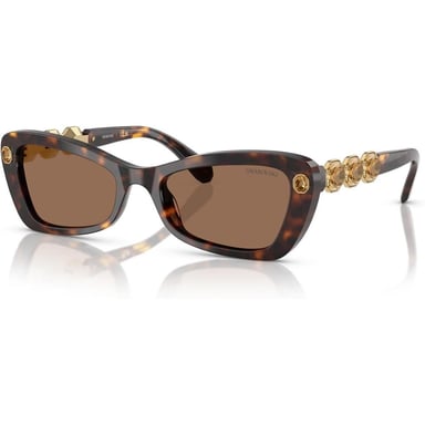 SWAROVSKI LENTES DE SOL MARIPOSA SK6033 54 MM MUJER | HAVANA/DARK BROWN - 2