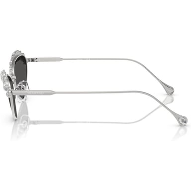 SWAROVSKI LENTES DE SOL OVAL SK7009 55 MM MUJER | SILVER/DARK GREY - 3