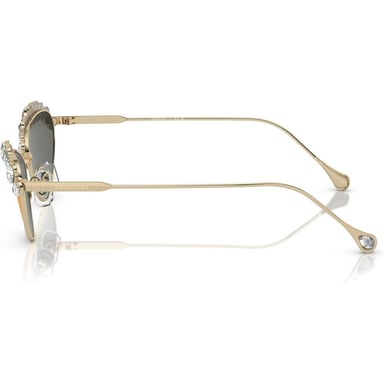 SWAROVSKI LENTES DE SOL OVAL SK7009 55 MM MUJER | PALE GOLD/BROWN MIRRORED GOLD - 3