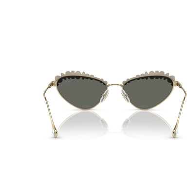 SWAROVSKI LENTES DE SOL OVAL SK7009 55 MM MUJER | PALE GOLD/BROWN MIRRORED GOLD - 4
