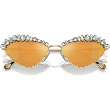 SWAROVSKI LENTES DE SOL OVAL SK7009 55 MM MUJER | PALE GOLD/BROWN MIRRORED GOLD - 5