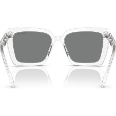 SWAROVSKI LENTES DE SOL CUADRADO SK6032 55 MM MUJER | TRANSPARENT/DARK GREY - 4