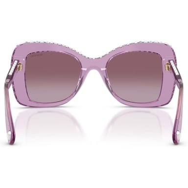 SWAROVSKI LENTES DE SOL MARIPOSA SK6062U 51 MM MUJER | TRANSPARENT AMETHYST/VIOLET GRADIENT - 4