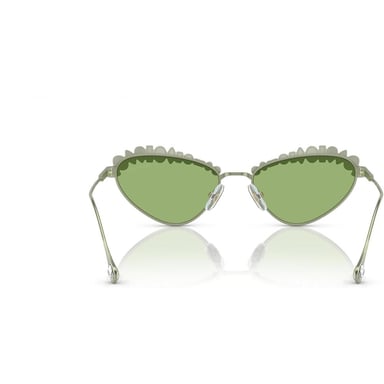 SWAROVSKI LENTES DE SOL OVAL SK7009 55 MM MUJER | MATTE GREEN/DARK GREEN - 4