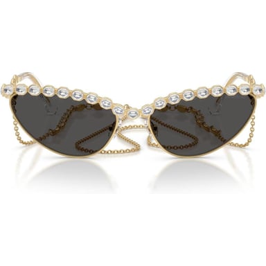 SWAROVSKI LENTES DE SOL SK7030 59 MM MUJER | GOLD/DARK GREY - 1