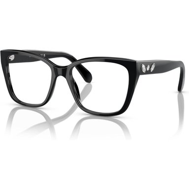 SWAROVSKI MONTURA CUADRADO SK2008 53 MM MUJER | BLACK/DEMO LENS - 2