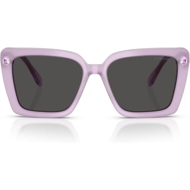 SWAROVSKI LENTES DE SOL CUADRADO SK6032 55 MM MUJER | MILKY LILAC/DARK GREY - 1