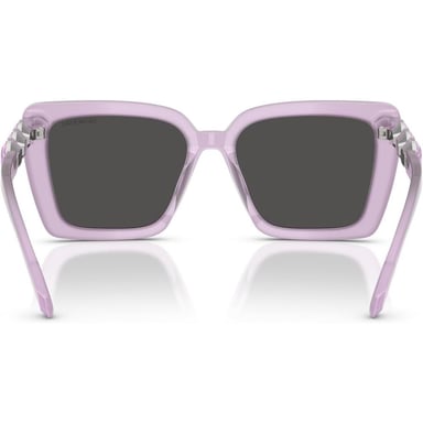 SWAROVSKI LENTES DE SOL CUADRADO SK6032 55 MM MUJER | MILKY LILAC/DARK GREY - 4
