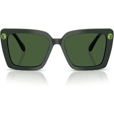 SWAROVSKI LENTES DE SOL CUADRADO SK6032 55 MM MUJER | GREEN/DARK GREEN - 1