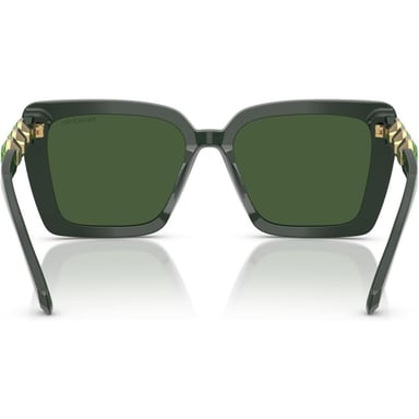 SWAROVSKI LENTES DE SOL CUADRADO SK6032 55 MM MUJER | GREEN/DARK GREEN - 4