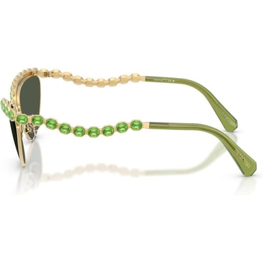 SWAROVSKI LENTES DE SOL SK7030 59 MM MUJER | GOLD/LIGHT GREEN - 3