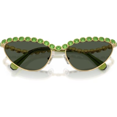 SWAROVSKI LENTES DE SOL SK7030 59 MM MUJER | GOLD/LIGHT GREEN - 5