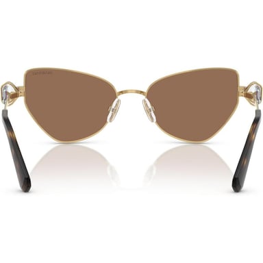 SWAROVSKI LENTES DE SOL MARIPOSA SK7003 57 MM MUJER | GOLD/DARK BROWN - 4