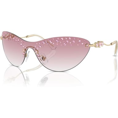 SWAROVSKI LENTES DE SOL RECTANGULAR SK7023 33 MM MUJER | PALE GOLD/CLEAR GRADIENT PINK - 2