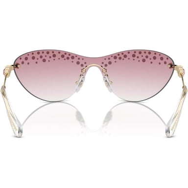 SWAROVSKI LENTES DE SOL RECTANGULAR SK7023 33 MM MUJER | PALE GOLD/CLEAR GRADIENT PINK - 4