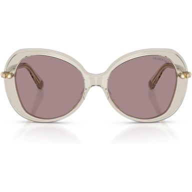 SWAROVSKI LENTES DE SOL MARIPOSA SK6059 55 MM MUJER | TRANSPARENT BEIGE/VIOLET - 1
