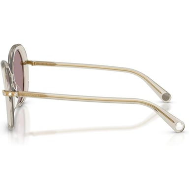 SWAROVSKI LENTES DE SOL MARIPOSA SK6059 55 MM MUJER | TRANSPARENT BEIGE/VIOLET - 3