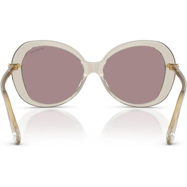 SWAROVSKI LENTES DE SOL MARIPOSA SK6059 55 MM MUJER | TRANSPARENT BEIGE/VIOLET - 4