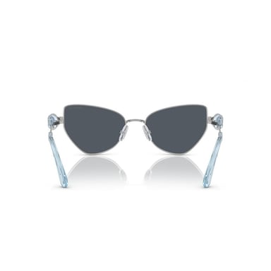 SWAROVSKI LENTES DE SOL MARIPOSA SK7003 57 MM MUJER | SILVER/DARK GREY - 4