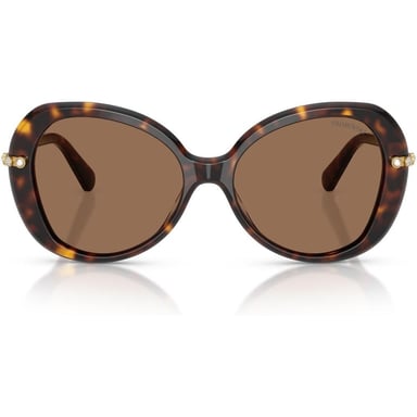 SWAROVSKI LENTES DE SOL SK6059F 55 MM MUJER | HAVANA/DARK BROWN - 1