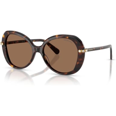 SWAROVSKI LENTES DE SOL SK6059F 55 MM MUJER | HAVANA/DARK BROWN - 2