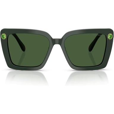 SWAROVSKI LENTES DE SOL CUADRADO SK6032F 55 MM MUJER | GREEN/DARK GREEN - 1