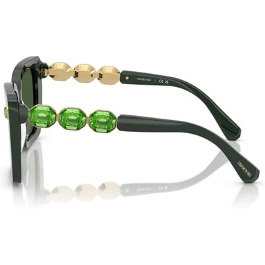 SWAROVSKI LENTES DE SOL CUADRADO SK6032F 55 MM MUJER | GREEN/DARK GREEN - 3