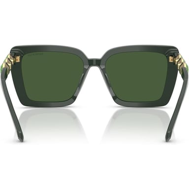 SWAROVSKI LENTES DE SOL CUADRADO SK6032F 55 MM MUJER | GREEN/DARK GREEN - 4