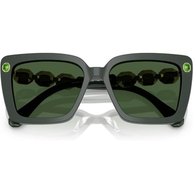 SWAROVSKI LENTES DE SOL CUADRADO SK6032F 55 MM MUJER | GREEN/DARK GREEN - 5