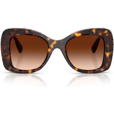 SWAROVSKI LENTES DE SOL MARIPOSA SK6062U 51 MM MUJER | HAVANA/CRYSTAL/GRADIENT BROWN - 1