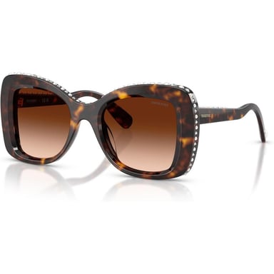 SWAROVSKI LENTES DE SOL MARIPOSA SK6062U 51 MM MUJER | HAVANA/CRYSTAL/GRADIENT BROWN - 2