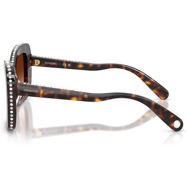 SWAROVSKI LENTES DE SOL MARIPOSA SK6062U 51 MM MUJER | HAVANA/CRYSTAL/GRADIENT BROWN - 3