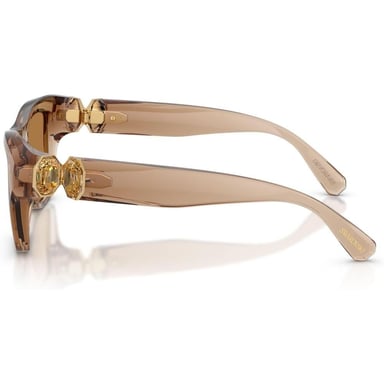 SWAROVSKI LENTES DE SOL SK6056U 50 MM MUJER | TRANSPARENT BEIGE/BRONZE - 3