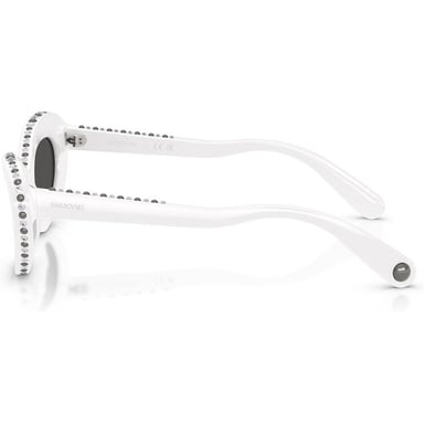 SWAROVSKI LENTES DE SOL SK6061U 51 MM MUJER | WHITE/DARK GREY - 3