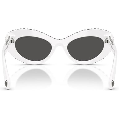 SWAROVSKI LENTES DE SOL SK6061U 51 MM MUJER | WHITE/DARK GREY - 4
