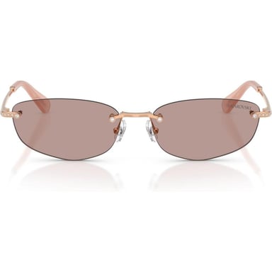 SWAROVSKI LENTES DE SOL SK7045D 57 MM MUJER | ROSE GOLD/LIGHT PURPLE BROWN - 1