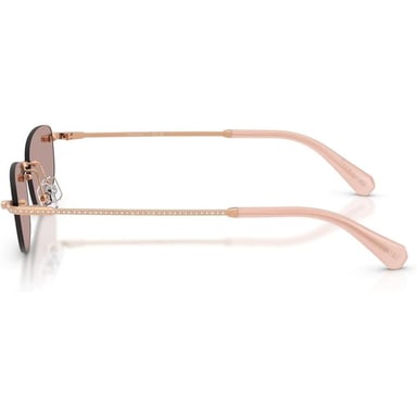 SWAROVSKI LENTES DE SOL SK7045D 57 MM MUJER | ROSE GOLD/LIGHT PURPLE BROWN - 3