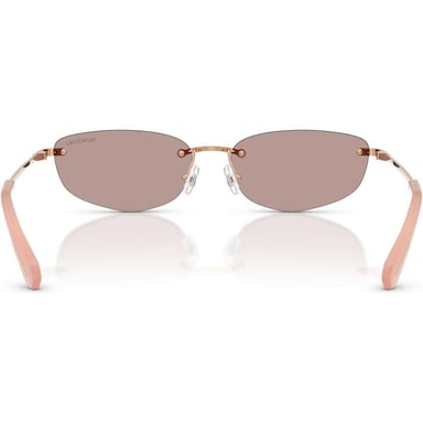SWAROVSKI LENTES DE SOL SK7045D 57 MM MUJER | ROSE GOLD/LIGHT PURPLE BROWN - 4