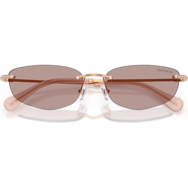 SWAROVSKI LENTES DE SOL SK7045D 57 MM MUJER | ROSE GOLD/LIGHT PURPLE BROWN - 5
