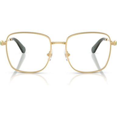 SWAROVSKI MONTURA CUADRADO SK1036 55 MM MUJER | GOLD/GREEN/DEMO LENS - 1