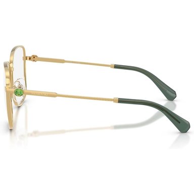 SWAROVSKI MONTURA CUADRADO SK1036 55 MM MUJER | GOLD/GREEN/DEMO LENS - 3