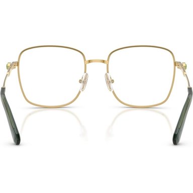 SWAROVSKI MONTURA CUADRADO SK1036 55 MM MUJER | GOLD/GREEN/DEMO LENS - 4