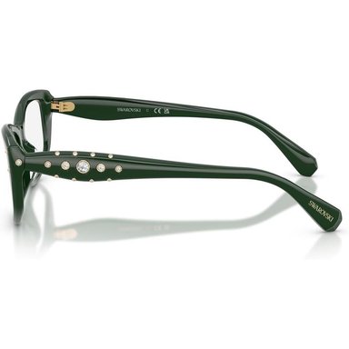 SWAROVSKI MONTURA CUADRADO SK2062U 52 MM MUJER | DARK GREEN/DEMO LENS - 3